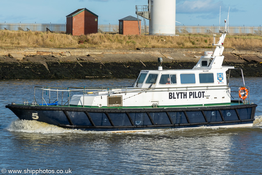 Photograph of the vessel  Blyth Spirit pictured at Blyth on 11th October 2024