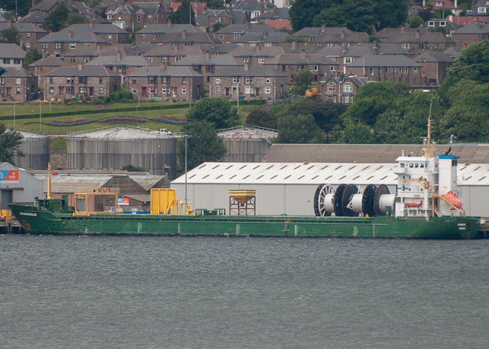 Photograph of the vessel  Bornholm pictured at Dundee on 8th June 2014