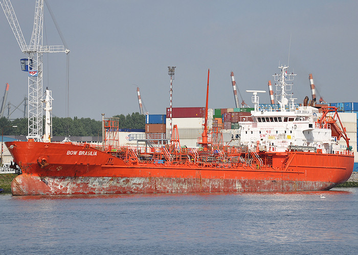Photograph of the vessel  Bow Brasilia pictured in Eemhaven, Rotterdam on 26th June 2011