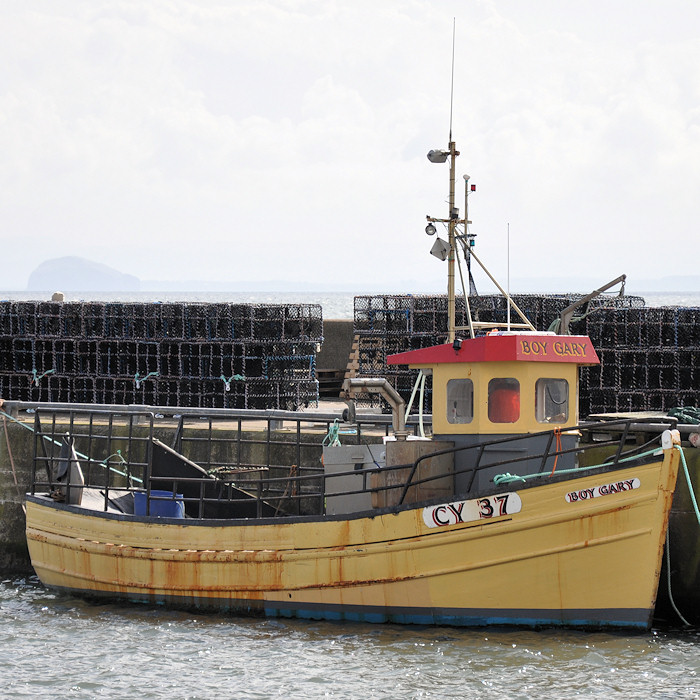 Photograph of the vessel fv Boy Gary pictured at Anstruther on 18th April 2012