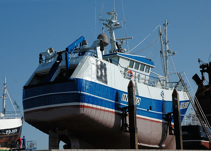 Photograph of the vessel fv Boy John pictured at Fraserburgh on 28th April 2011