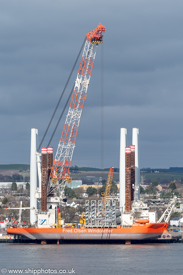 Photograph of the vessel  Brave Tern pictured at Prince Charles Wharf, Dundee on 17th March 2025