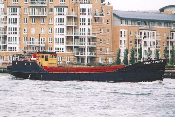 Photograph of the vessel  Brenda Prior pictured passing Greenwich on 19th July 2001