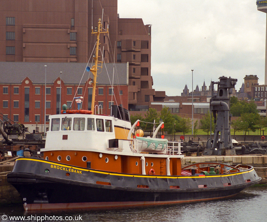 Photograph of the vessel  Brocklebank pictured in Canning Half-Tide Dock, Liverpool on 29th June 2002