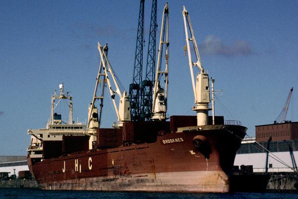 Photograph of the vessel  Brooknes pictured in Hamburg on 20th March 2001
