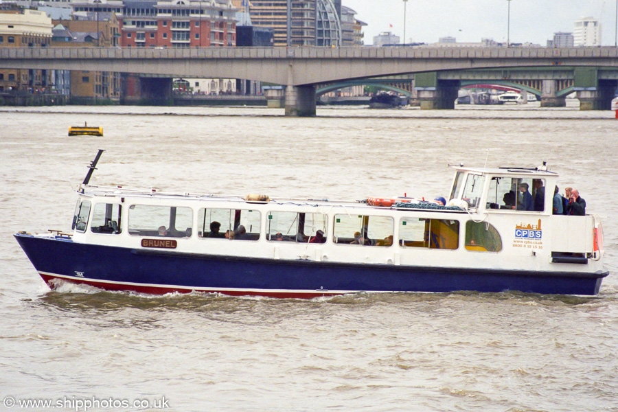 Photograph of the vessel  Brunel pictured in London on 3rd May 2003
