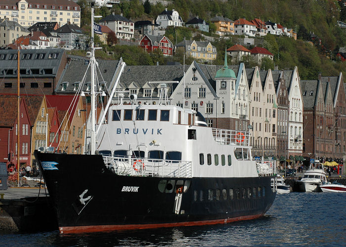 Photograph of the vessel  Bruvik pictured in Bergen on 12th May 2005