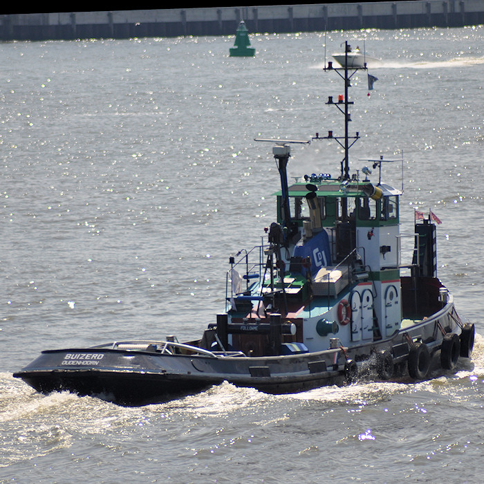 Photograph of the vessel  Buizerd pictured passing Vlaardingen on 27th June 2011