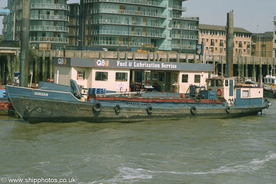 Photograph of the vessel  Burgan pictured in London on 16th July 2005