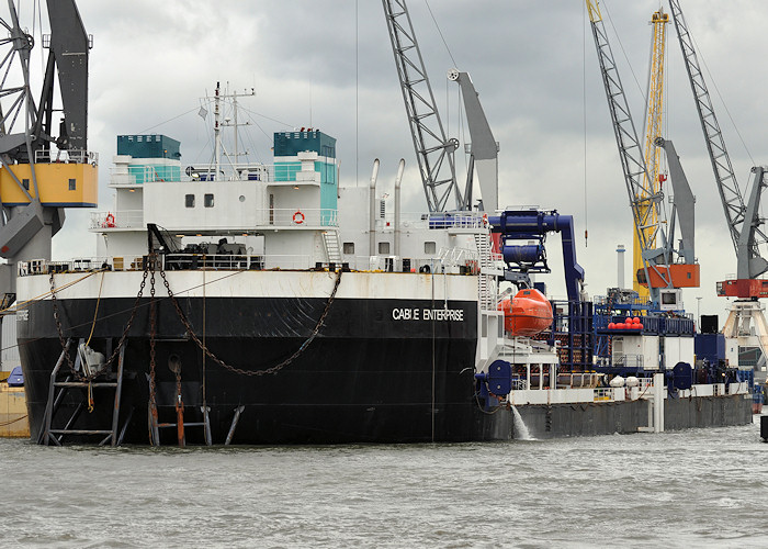 Photograph of the vessel cs Cable Enterprise pictured in Waalhaven, Rotterdam on 24th June 2012