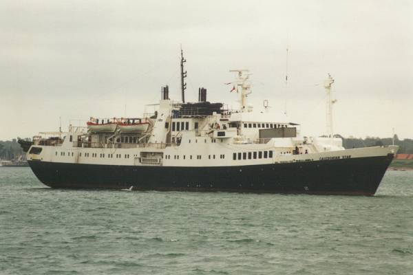 Photograph of the vessel  Caledonian Star pictured arriving in Southampton on 7th May 1998