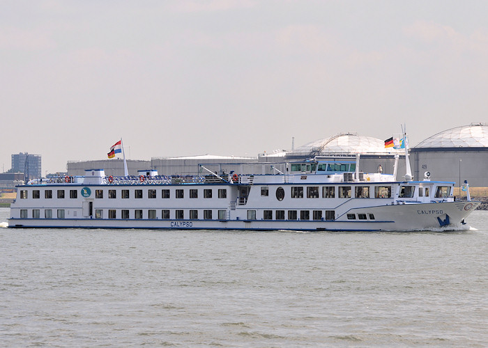 Photograph of the vessel  Calypso pictured passing Vlaardingen on 26th June 2012