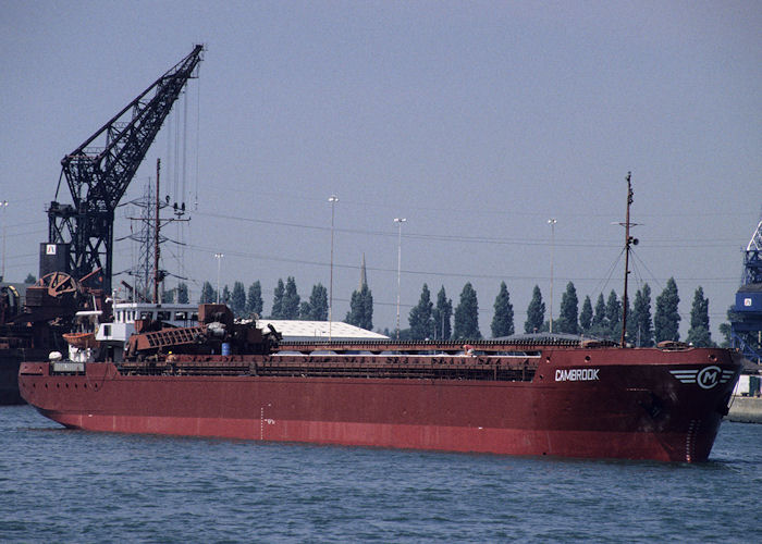 Photograph of the vessel  Cambrook pictured after dry docking in Southampton on 21st July 1996