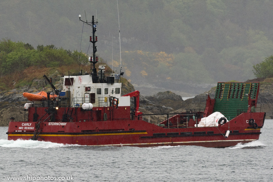 Photograph of the vessel  Carly pictured passing Kyle of Lochalsh on 19th May 2016