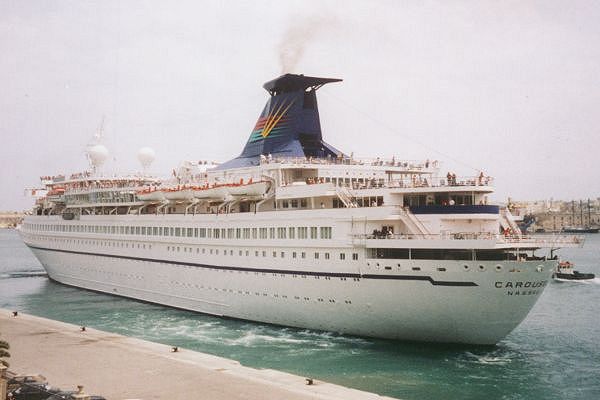Photograph of the vessel  Carousel pictured departing Valletta on 1st June 2000