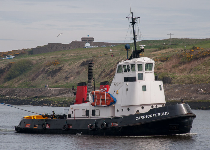 Photograph of the vessel  Carrickfergus pictured at Aberdeen on 4th May 2014