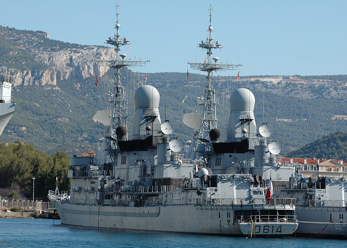 Photograph of the vessel FS Cassard pictured at Toulon on 9th August 2008