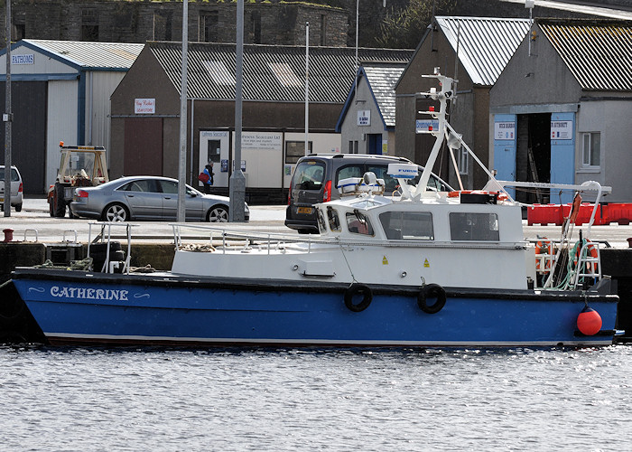 Photograph of the vessel pv Catherine pictured at Wick on 11th April 2012