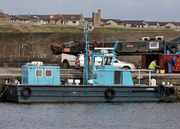 Photograph of the vessel pv Catriona pictured at Wick on 11th April 2012