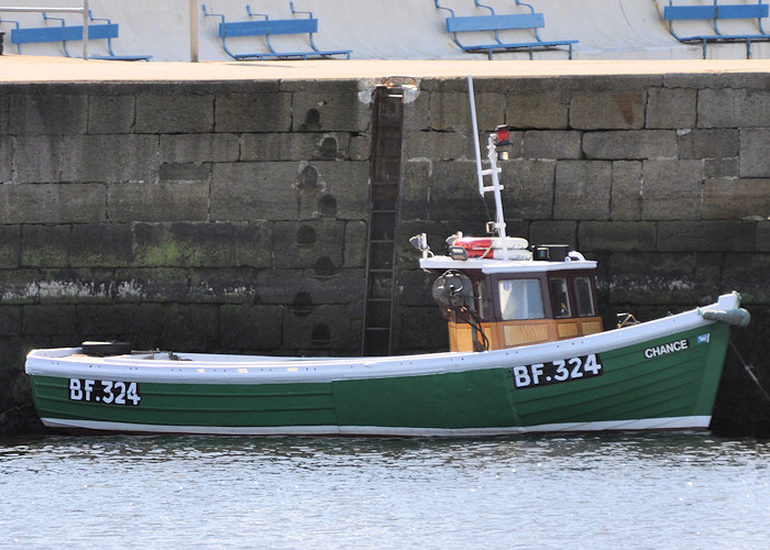 Photograph of the vessel fv Chance pictured at Macduff on 15th April 2012