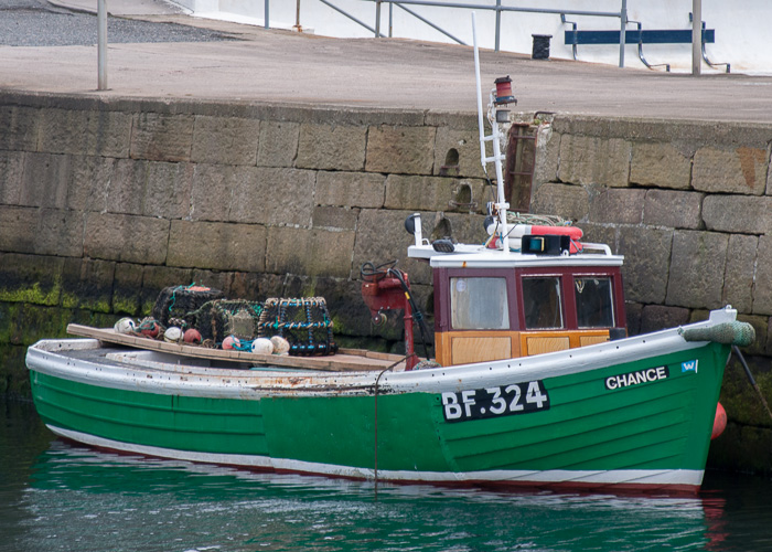 Photograph of the vessel fv Chance pictured at Macduff on 5th May 2014