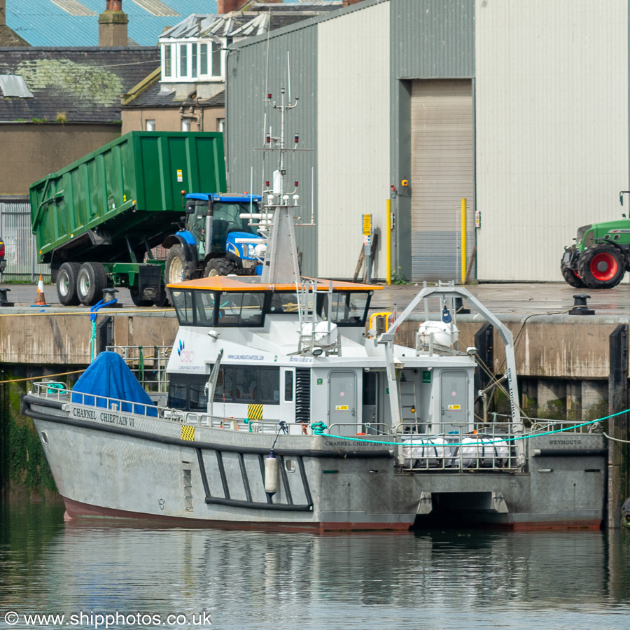 Photograph of the vessel  Channel Chieftain VI pictured at Montrose on 7th August 2023