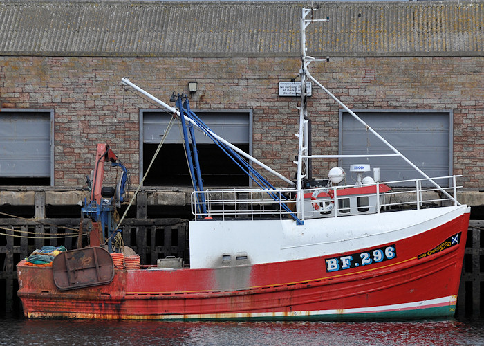 Photograph of the vessel fv Charisma pictured at Macduff on 15th April 2012