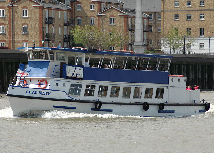 Photograph of the vessel  Chay Blyth pictured in London on 1st May 2006