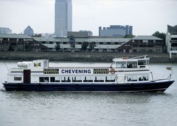Photograph of the vessel  Chevening pictured at Greenwich on 24th September 1997