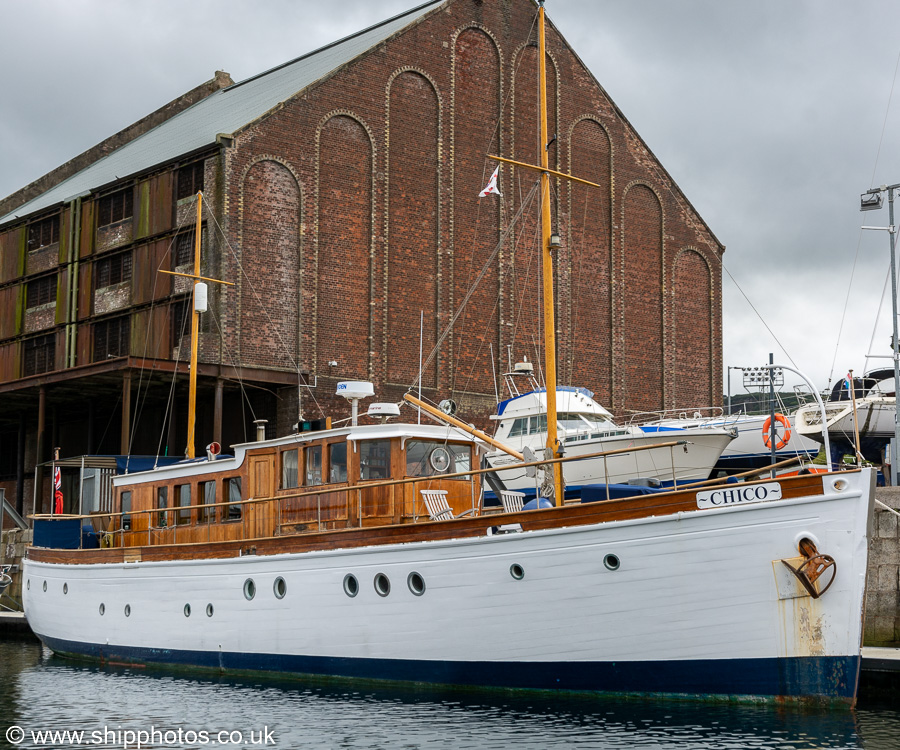 Photograph of the vessel my Chico pictured in James Watt Dock, Greenock on 26th September 2021