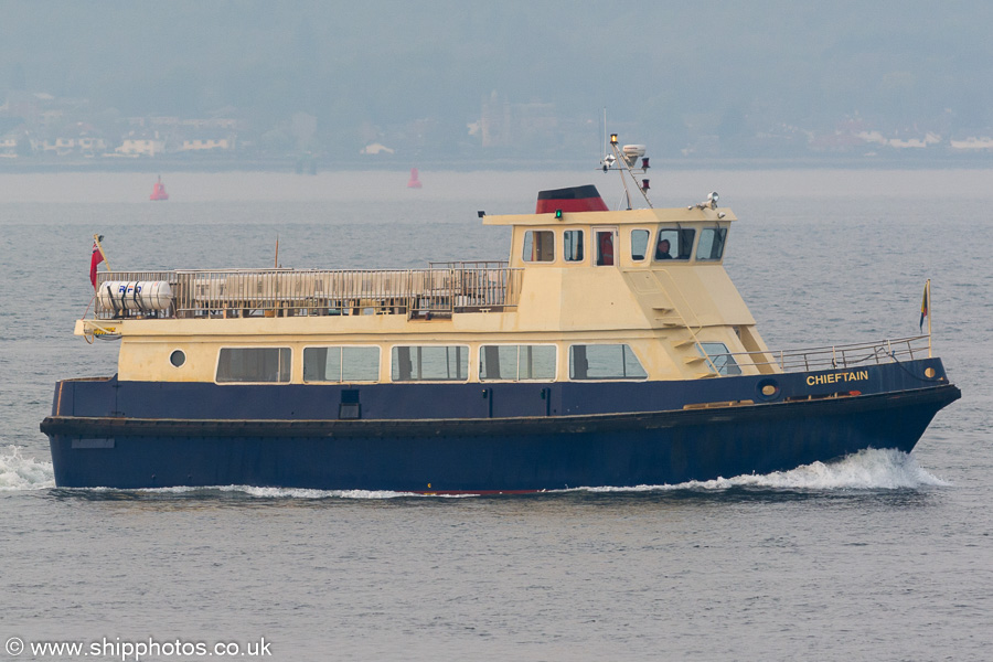  Chieftain pictured passing Greenock on 20th April 2019
