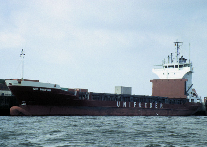 Photograph of the vessel  Cis Brøvig pictured at Hamburg on 9th June 1997