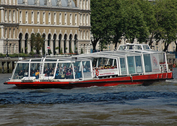Photograph of the vessel  City Alpha pictured in London on 11th June 2009