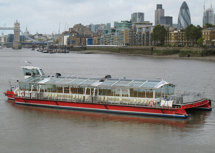 Photograph of the vessel  City Delta pictured in London on 25th October 2009