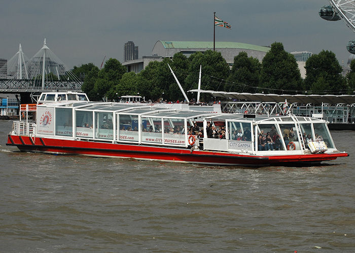 Photograph of the vessel  City Gamma pictured in London on 11th June 2009