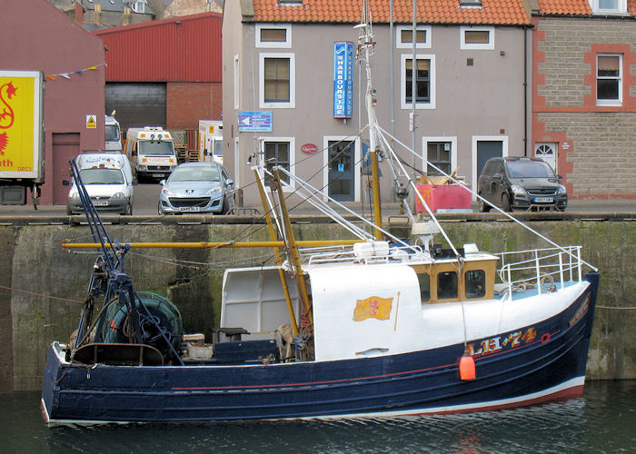 Photograph of the vessel fv Clansman pictured at Eyemouth on 21st March 2010