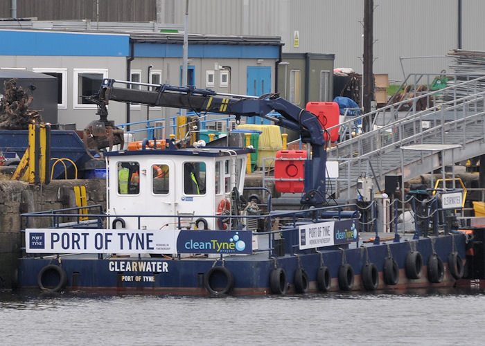 Photograph of the vessel  Clearwater pictured at Tyne Dock, Jarrow on 23rd August 2013