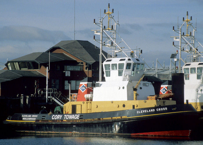 Photograph of the vessel  Cleveland Cross pictured at Middlesbrough on 4th October 1997