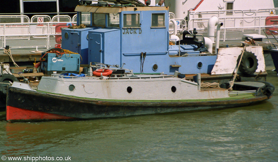 Photograph of the vessel  Cloudy pictured at Greenwich on 16th July 2005