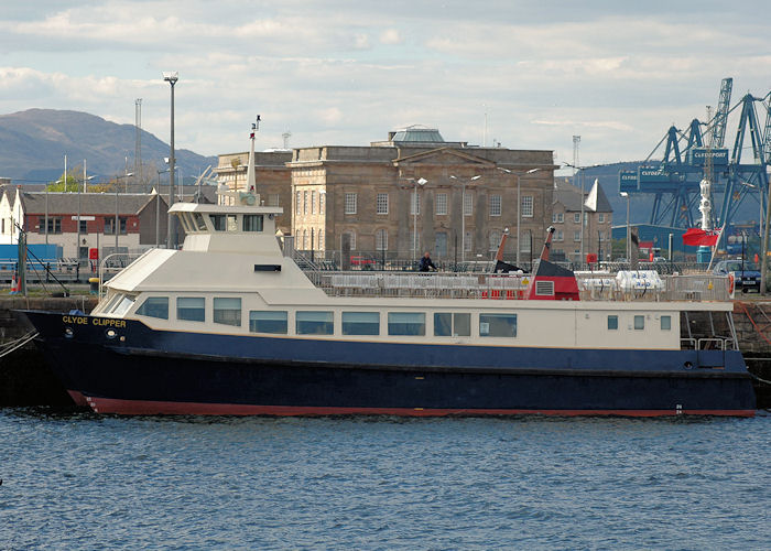  Clyde Clipper pictured in Victoria Harbour, Greenock on 7th May 2010