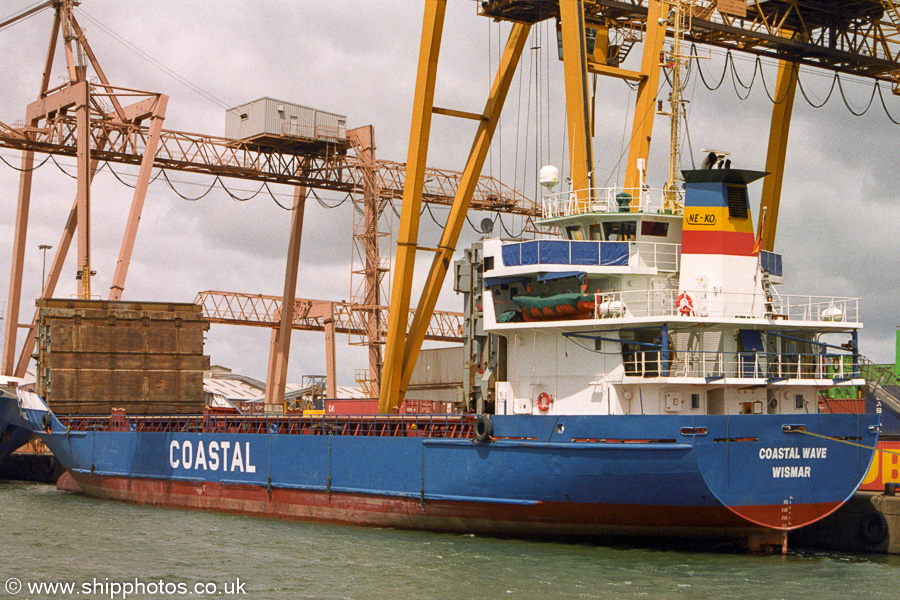  Coastal Wave pictured in Royal Seaforth Dock, Liverpool on 19th June 2004