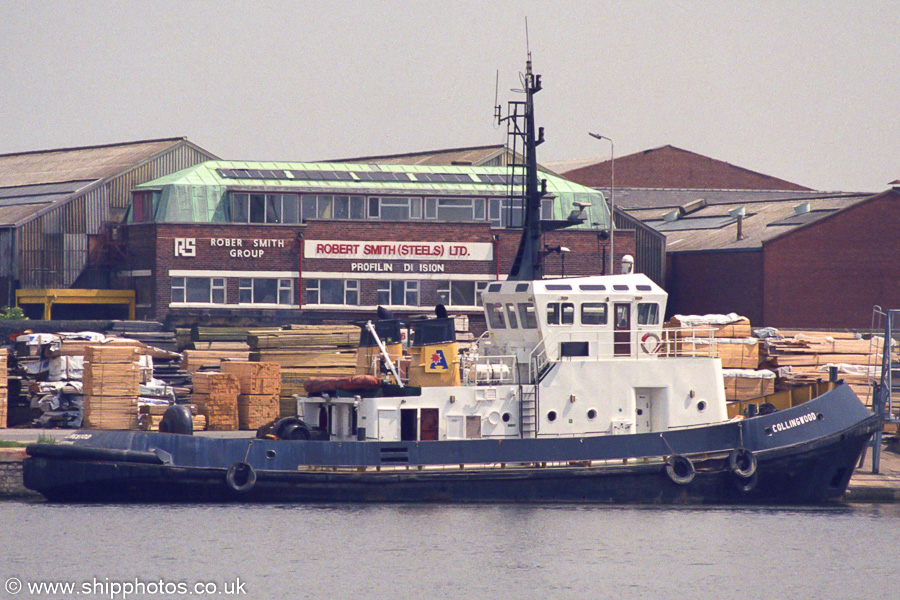  Collingwood pictured in Nelson Dock, Liverpool on 14th June 2003