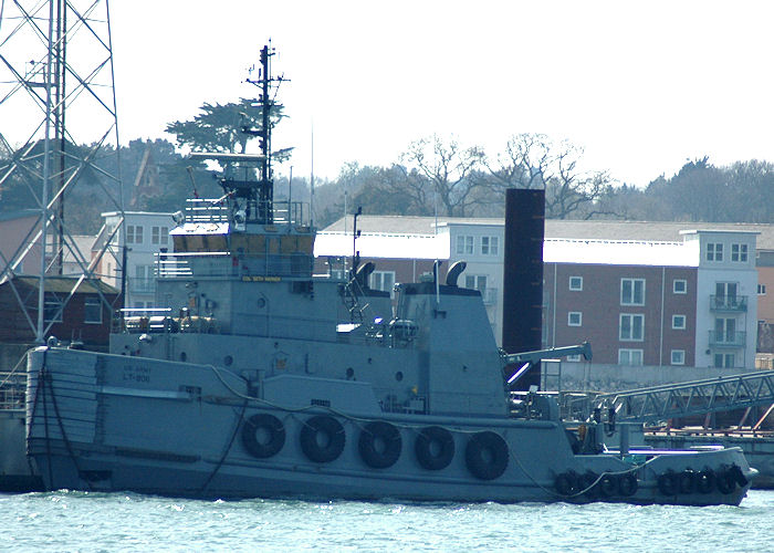 Photograph of the vessel USAV Col. Seth Warner pictured at Hythe on 22nd April 2006