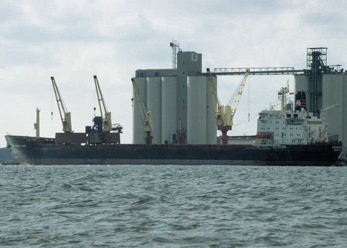 Photograph of the vessel  Columbialand pictured at Southampton on 17th October 1997