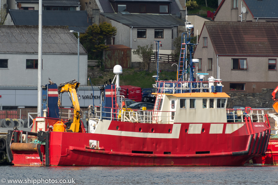 Photograph of the vessel  Constructor pictured at Lerwick on 20th May 2015