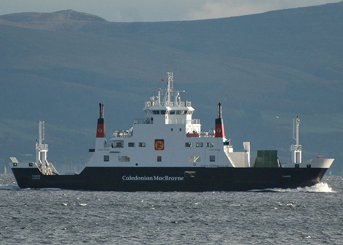 Photograph of the vessel  Coruisk pictured approaching Rothesay on 20th November 2010