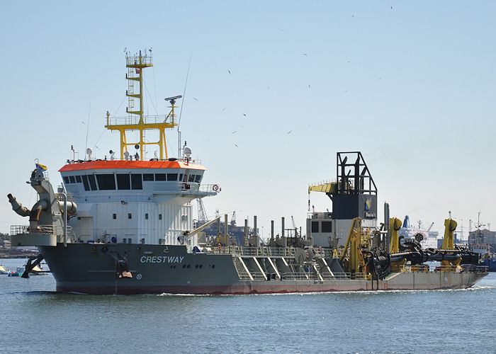 Photograph of the vessel  Crestway pictured at North Shields on 3rd June 2011
