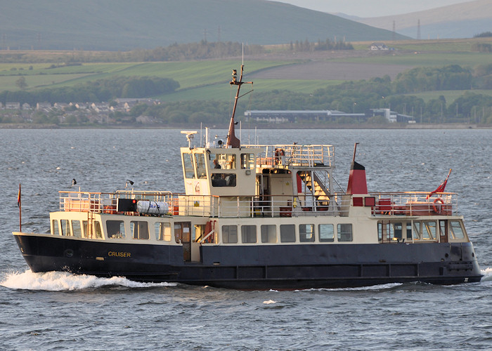 Photograph of the vessel  Cruiser pictured passing Greenock on 2nd June 2012
