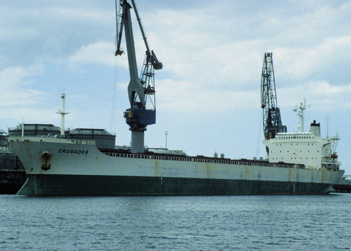 Photograph of the vessel  Crusader pictured in Rotterdam on 20th April 1997