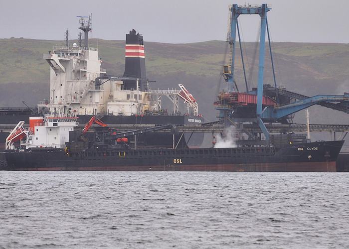  CSL Clyde pictured at Hunterston on 6th April 2012